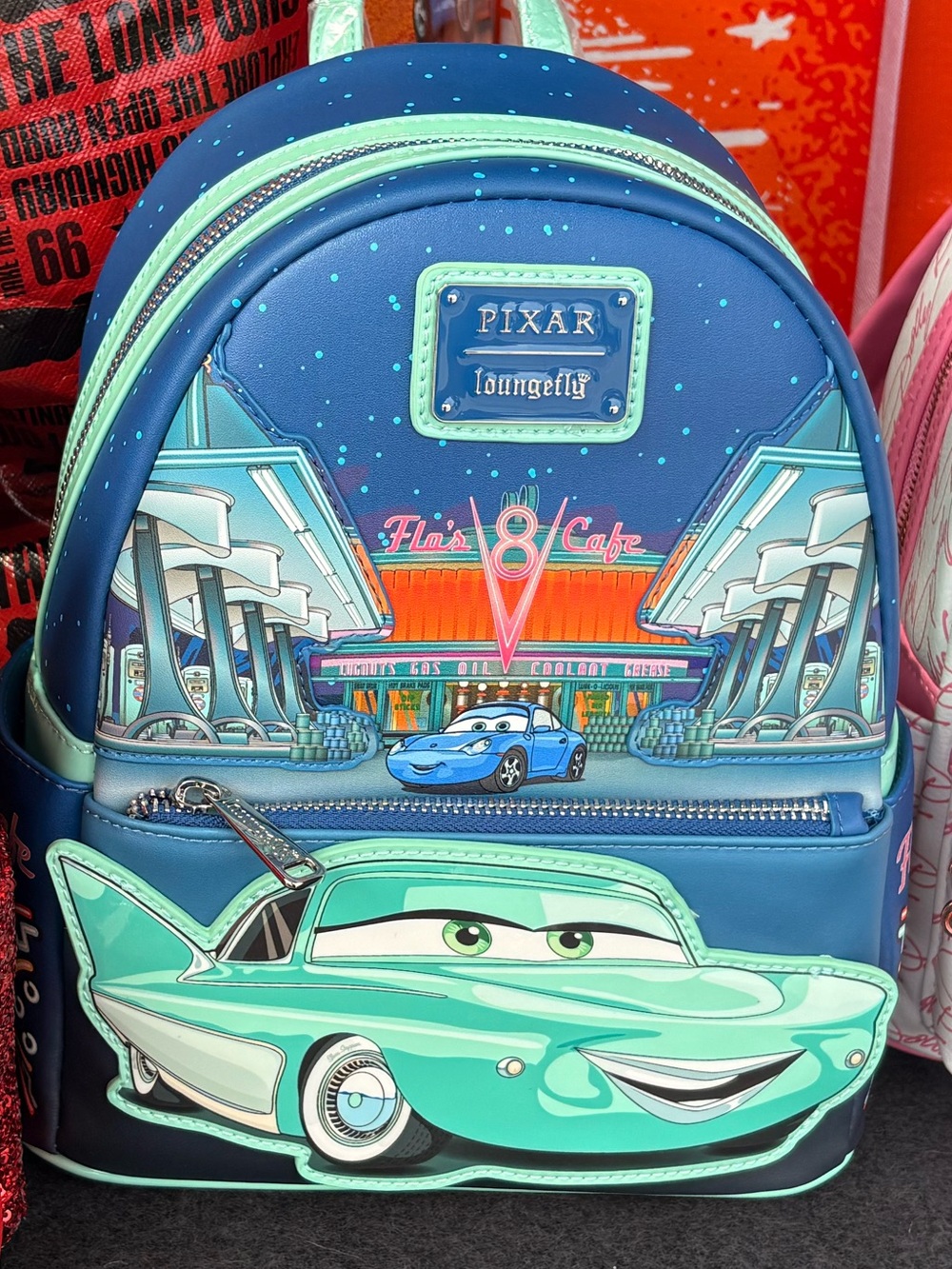 Pixar cars Flo loungefly